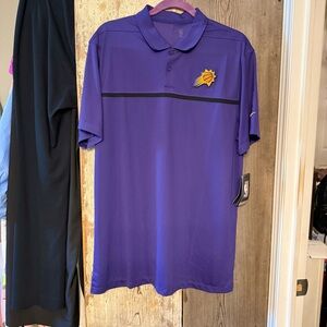 Nike Purple NBA Official Phoenix Suns Performance Polo Shirt NWT Large Tall